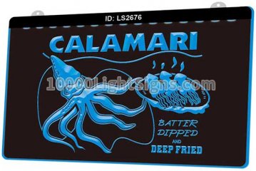 LS2676 Calamari Batter Dipped Deep Fried