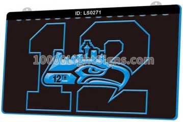 LS0271 Seattle Seahawks NFC NFL Sports 12 th