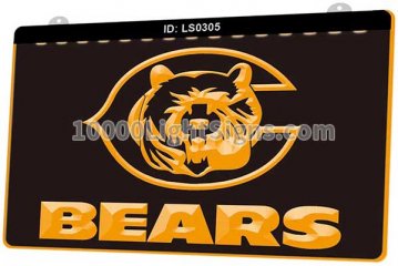 LS0305 Chicago Bears NFC NFL Sports