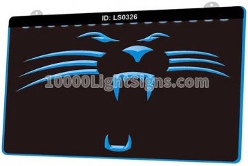 LS0326 Carolina Panthers Football Bar