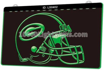 LS0402 Green Bay Packers Helmet Sports