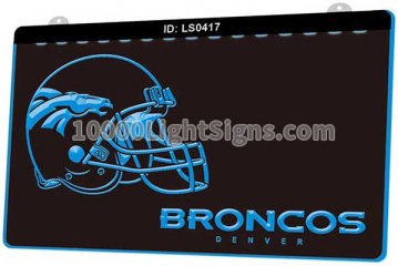 LS0417 Denver Broncos Helmet
