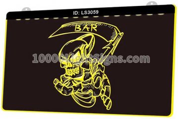 LS3059 Skull Bar