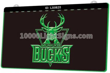 LS0825 Milwaukee Bucks Basketball Sports