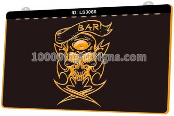 LS3066 Skull Bar