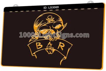 LS3069 Skull Bar