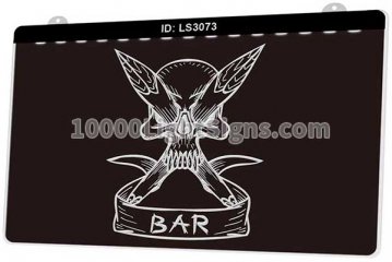 LS3073 Skull Bar