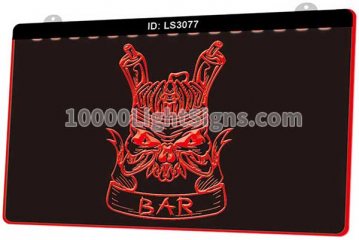 LS3077 Skull Bar