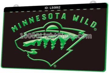 LS0862 Minnesota Wild MIN NHL Sports