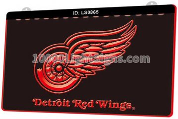 LS0865 Detriot Red Wings DET NHL Sports