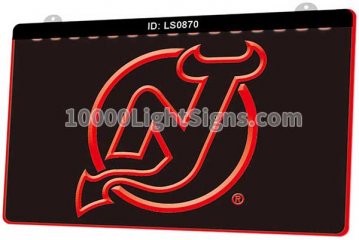 LS0870 New Jersey Devils NJD NHL Sports
