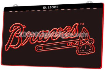 LS0882 Atlanta Braves NL MLB Sports