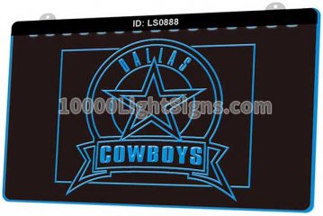LS0888 Dallas Cowboys NFC NFL Sports Badge