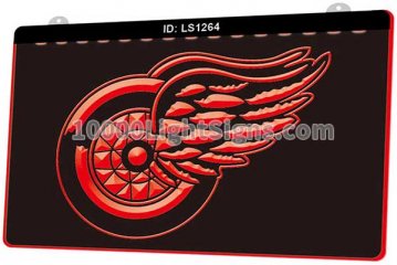 LS1264 Detriot Red Wings DET NHL Sports