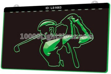 LS1663 Golf Golfer Training Shop