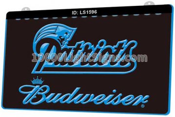 LS1596 New England Patriots Soccer Budweiser
