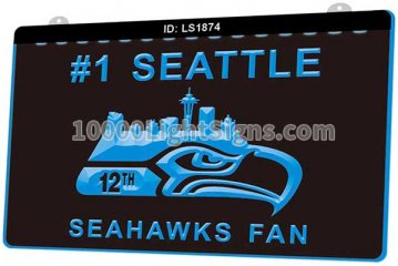 LS1874 Seattle Seahawks Fan Blue