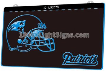 LS2073 New England Patriots AFC NFL Sports Helmet