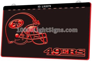 LS2079 San Francisco 49ers NFC NFL Helmet Sports
