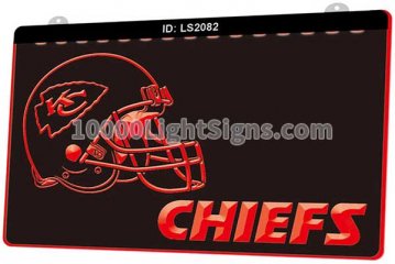 LS2082 Kansas City Chiefs AFC NFL Helmet Sports
