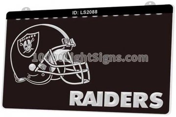 LS2088 Oakland Raiders AFC NFL Helmet Sports
