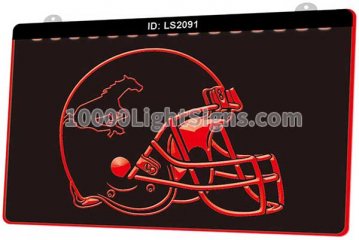 LS2091 Calgary Stampeders Football Helmet