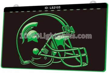 LS2105 Michigan State Spartan Football Helmet