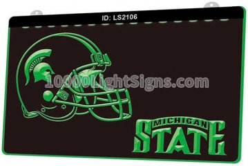 LS2106 Michigan State Spartan Football Helmet