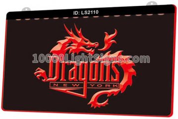 LS2110 New York Dragons Football Helmet