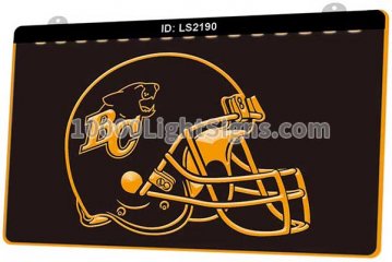 LS2190 BC Lions Football Helmet