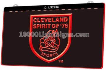 LS2236 Cleveland Indians AL MLB Sports Spirit Of 76