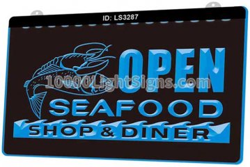 LS3287 Seafood Restaurant Shop Diner