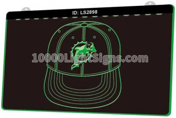 LS2898 Miami Dolphins AFC NFL Sport Hat