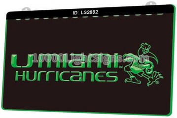 LS2882 Miami Hurricanes Mascot