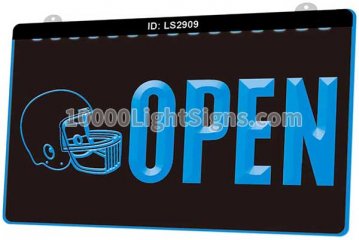LS2909 Sports Helmet Open
