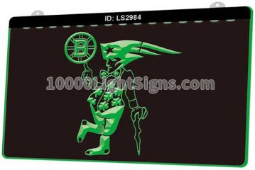 LS2984 Boston Bruins BOS NHL Sports Celtics New England Patriots