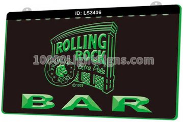 LS3406 Rolling Rock Beer Bar