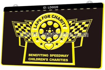 LD0020 Laps for Charity benefiting speedway childrens charities