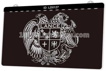 LD0127 Lance Armenian Coat of Arms symbol