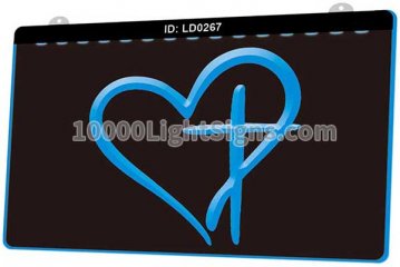 LD0267 Heart and Cross