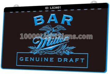 LS3461 Miller Draft Beer Bar
