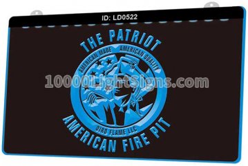 LD0522 The Patriot American Fire Pit Made Ouality Diro Flame LLC