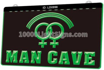 LD0998 Gay Symbol Man Cave