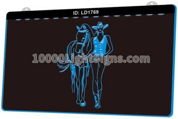 LD1769 Cowgirls Horses