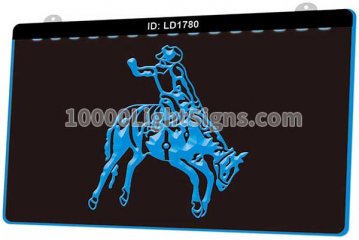 LD1780 Bronc Rider cowboys West