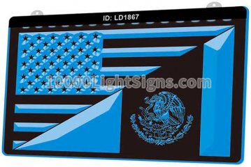 LD1867 America Flag Mexico