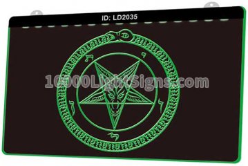 LD2035 The Baphomet Pentagram Satan