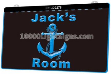 LD2278 Nautical Anchor Jacks Room