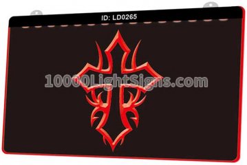 LD0265 Cross Tribal Tattoos