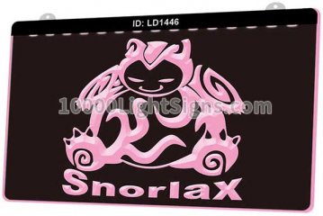 LD1446 Snorlax Tribal Tatoo
